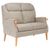 Lisbon Taupe Fabric 2 Seater Sofa