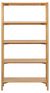 Braidwood Oak Open Tall Bookcase