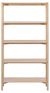 Braidwood White Oak Open Tall Bookcase