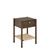 Monfort Smoked Oak 1 Drawer Bedside Table
