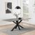 Heaven Black Ceramic 8 Seater Dining Table with Star Legs - 200cm
