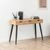 Neptun Oak and Black 3 Drawer Office Desk