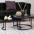 Spiro Black Coffee Table - Set of 2