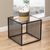 Strington Smoked Glass Square Side Table