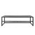 Seaford Black Metal Wall Mounted Clothes Rack
