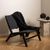 Carson Black Oak Lounge Chair