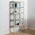 Seaford Grey Metal 2 Door Display Cabinet