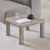 Solano Grey Marble Effect Square Coffee Table