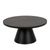 Soli Black Ceramic Round Large Coffee Table