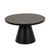 Soli Black Ceramic Round Small Coffee Table