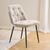 2 x Brooke Beige Boucle Fabric Dining Chair