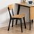 2 x Roxby Oak and Black Dining Chair