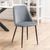 4 x Ines Grey Fabric Dining Chair