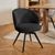 2 x Darlene Anthracite Fabric Swivel Dining Chair