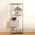 Seaford Grey Melamine and Metal 2 Drawer Tall Shelving Unit