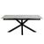Heaven Grey Ceramic 8-10 Seater Extending Dining Table with Star Legs - 200cm-240cm