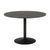 Ibiza Black Marble Effect 4 Seater Round Dining Table - 110cm