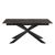 Irwine Black Ceramic 6-8 Seater Extending Dining Table with Star Legs - 168cm-210cm