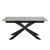 Irwine Grey Ceramic 6-8 Seater Extending Dining Table with Star Legs - 168cm-210cm