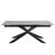 Irwine Grey Ceramic 8-10 Seater Extending Dining Table with Star Legs - 200cm-240cm