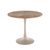 Malta Brown and Grey Ceramic 2 Seater Round Dining Table - 90cm