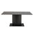 Marbella Black Ceramic 8 Seater Pedestal Dining Table - 200cm