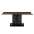 Marbella Rusty Brown Ceramic 8 Seater Pedestal Dining Table - 200cm
