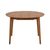 Montreux Walnut  4-6 Seater Butterfly Extending Round Dining Table - 115cm-154cm
