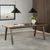 A Line Smoked Oak 8 Seater Dining Table - 200cm