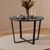 Amble Black Marble Effect 4 Seater Round Dining Table - 110cm
