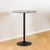 Malta Black Ceramic Round Bar Table