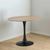 Malta Brown Ceramic 2 Seater Round Dining Table - 90cm