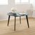 Roxby Black 4 Seater Round Dining Table - 120cm