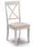 2 x Davenport Ivory Cross Back Dining Chair
