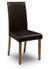 2 x Hudson Brown Faux Leather Dining Chair