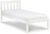 Luna White Slatted Bed - Sizes Available