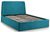 Frida Teal Fabric Storage Ottoman Bed - Sizes Available