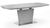 Como Grey Gloss 6-8 Seater Extending Dining Table - 160cm-200cm