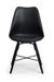 2 x Kari Black Faux Leather Dining Chair