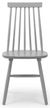 2 x Alassio Grey Spindle Back Dining Chair