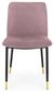 2 x Delaunay Pink Fabric Dining Chair