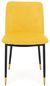 2 x Delaunay Yellow Fabric Dining Chair