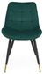 2 x Hadid Green Fabric Dining Chair