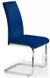 4 x Calabria Blue Fabric Cantilever Dining Chair