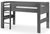 Pluto Dark Grey Midsleeper Bed