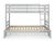 Merlin Grey Triple Sleeper Bunk Bed