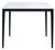 Miami White Ceramic 2 Seater Square Dining Table