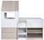 Orpheus White and Wood Effect Kids Midsleeper Bed