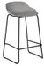 2 x Rocco Light Grey Plastic Barstool