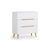 Alicia White 3 Drawer Small Chest